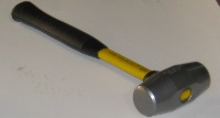 stone hammer, fiberglass handle